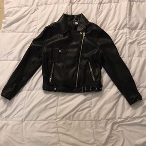 H&M faux leather jacket